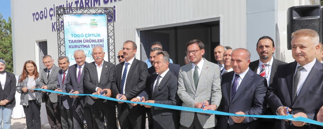 TOGÜ Çiftlik Tarım Ürünleri Kurutma Tesisi Açıldı